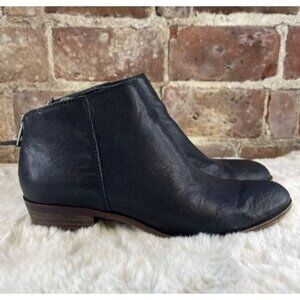 Lucky Brand Black Leather Ankle Bootie Boots Sz 9